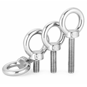 Factory Wholesale Standard High Rigidity Long Service Life Stainless Steel Lifting Eye Bolt for Plastics Molding