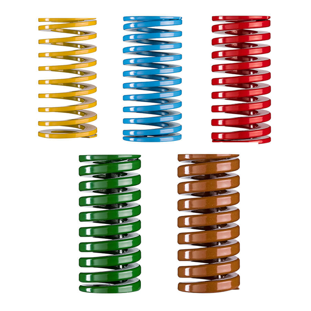 High temperature resistant rigid and long-lasting die springs are used in stamping dies and plastic molds