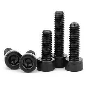 Factory Price Standard Hardened Long Working Life Black Socket Head Cap Screws for Hardware Accessories